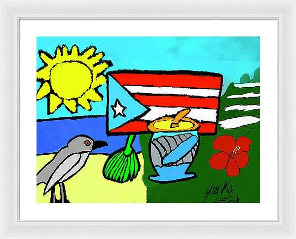 Puerto Rico beauty 1 - Framed Print Pixels