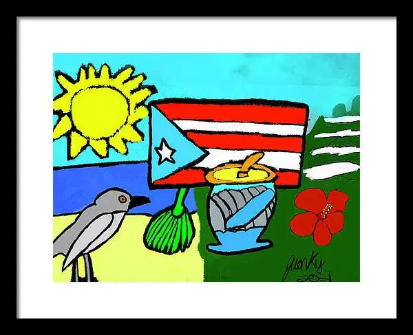 Puerto Rico beauty 1 - Framed Print Pixels