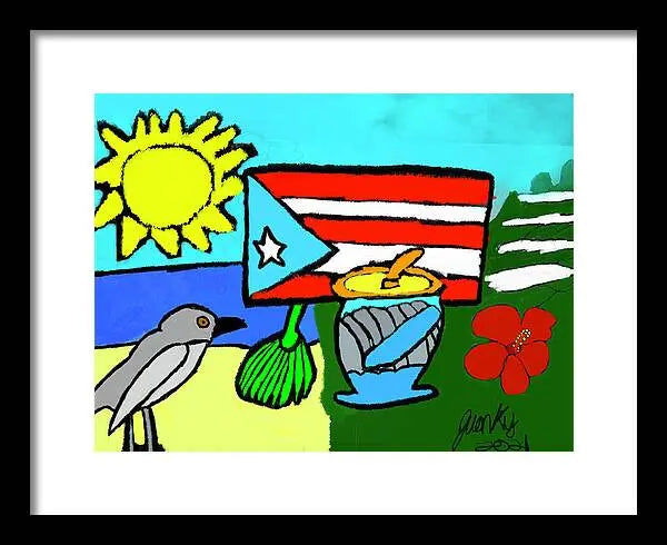 Puerto Rico beauty 1 - Framed Print Pixels