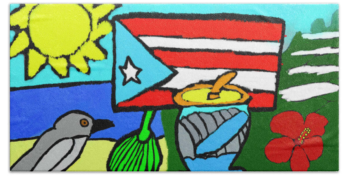 Puerto Rico beauty #1 - Beach Towel Pixels