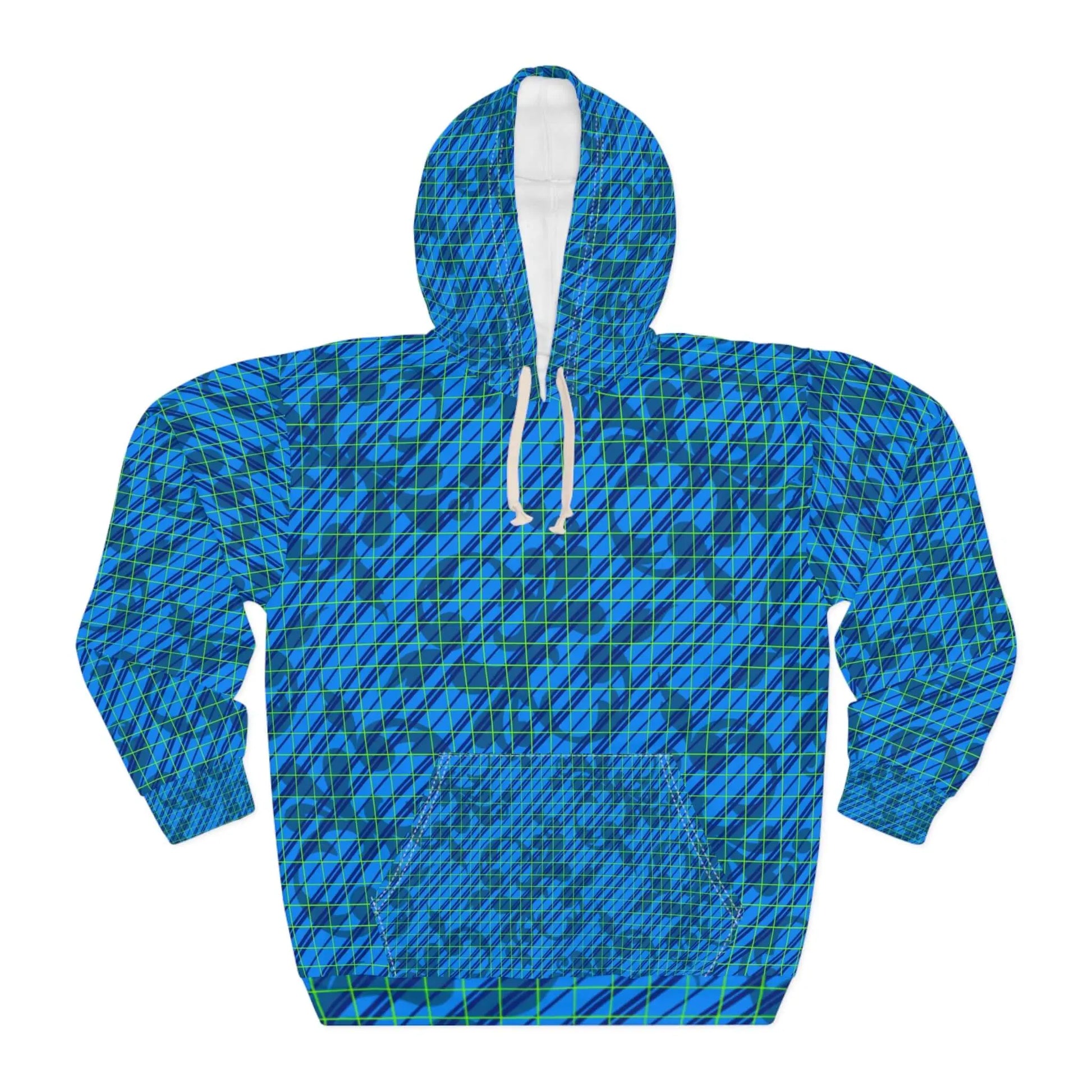 Unisex blue funky hoodie Printify