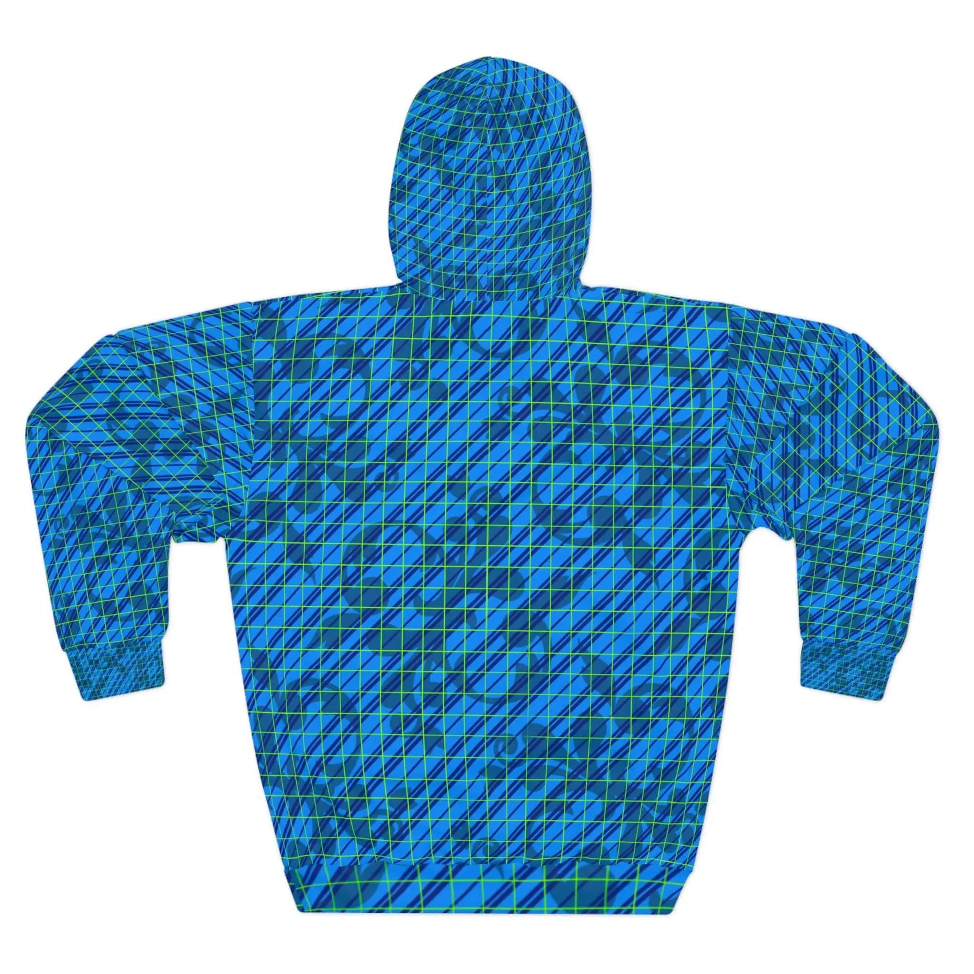 Unisex blue funky hoodie Printify