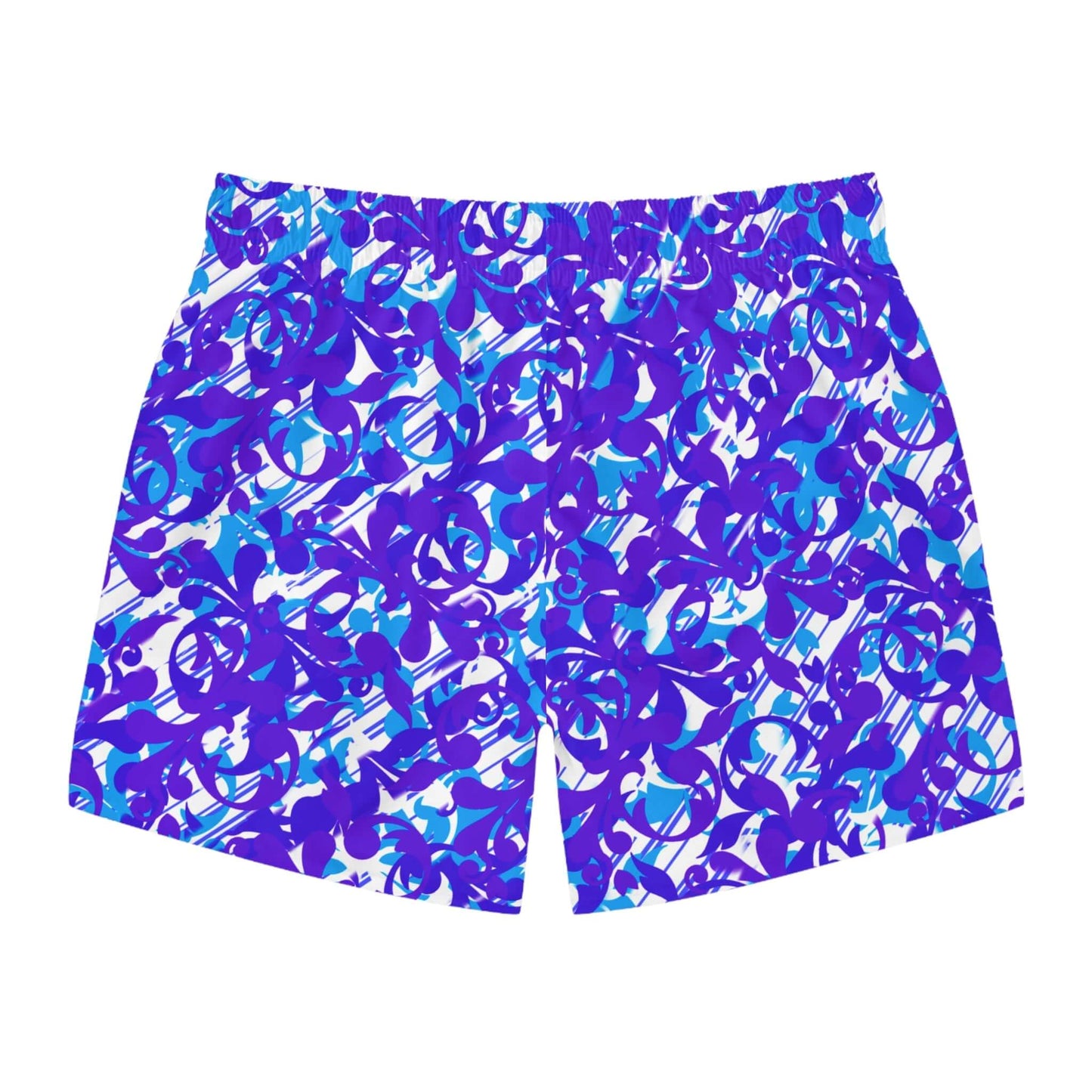 Blue funky psychedelic swimsuit