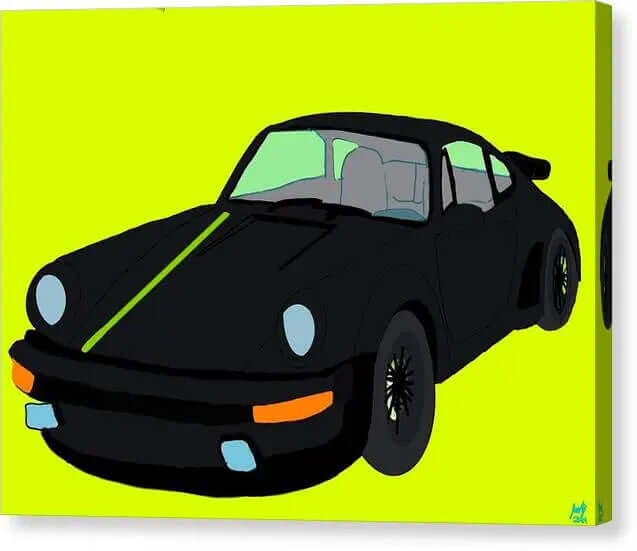 930 Turbo - Canvas Print Pixels