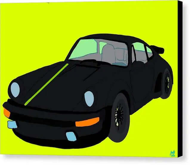 930 Turbo - Canvas Print Pixels