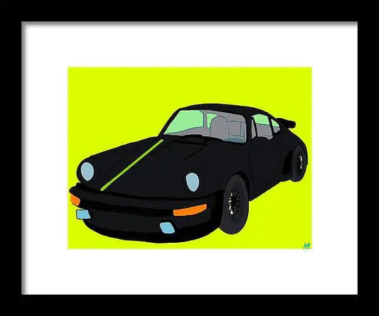 930 Turbo - Framed Print Pixels