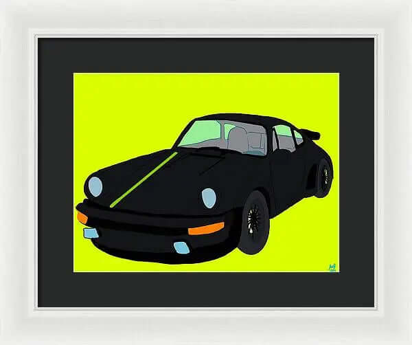 930 Turbo - Framed Print Pixels