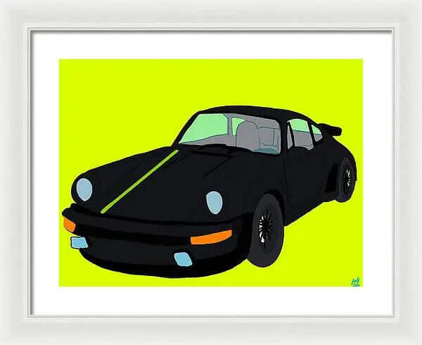 930 Turbo - Framed Print Pixels