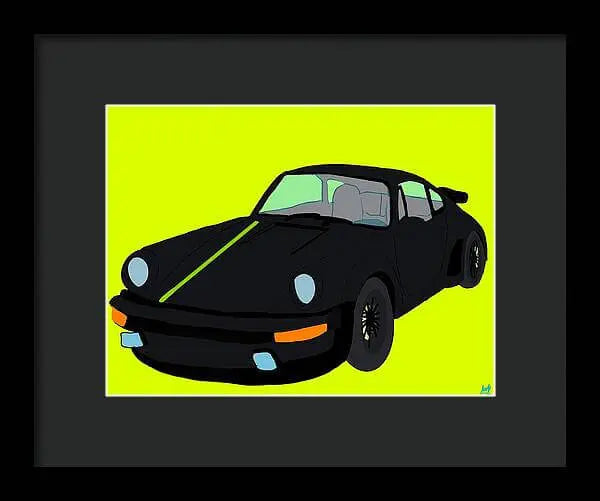 930 Turbo - Framed Print Pixels