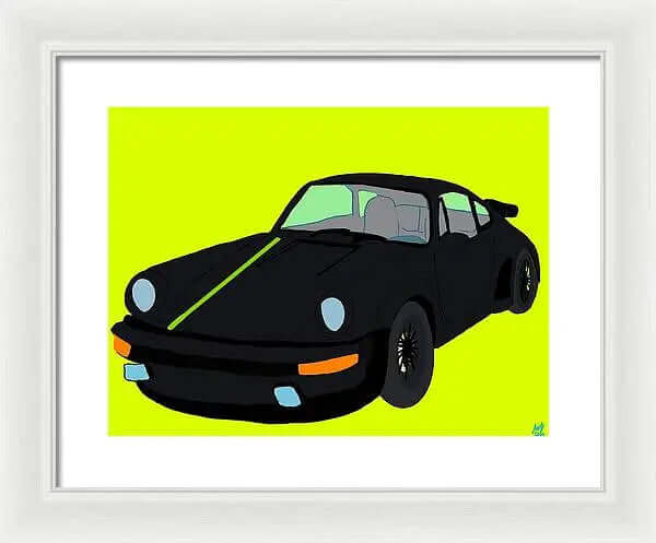 930 Turbo - Framed Print Pixels