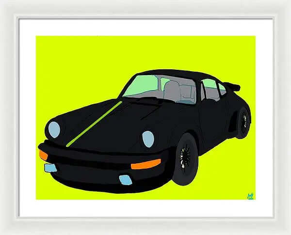 930 Turbo - Framed Print Pixels