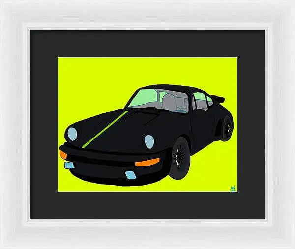 930 Turbo - Framed Print Pixels