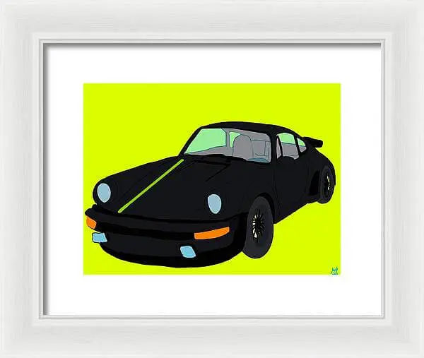 930 Turbo - Framed Print Pixels