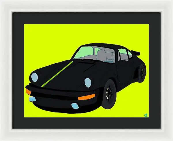 930 Turbo - Framed Print Pixels