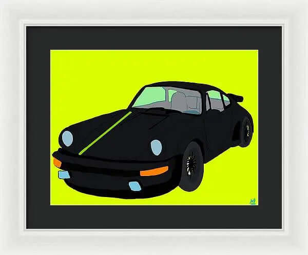 930 Turbo - Framed Print Pixels