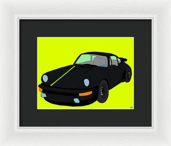 930 Turbo - Framed Print Pixels