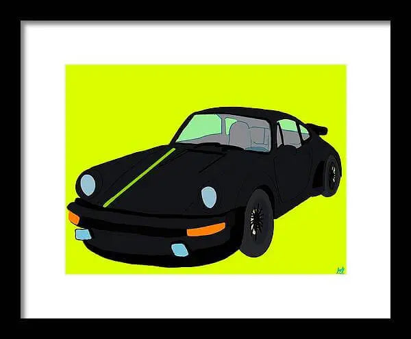 930 Turbo - Framed Print Pixels