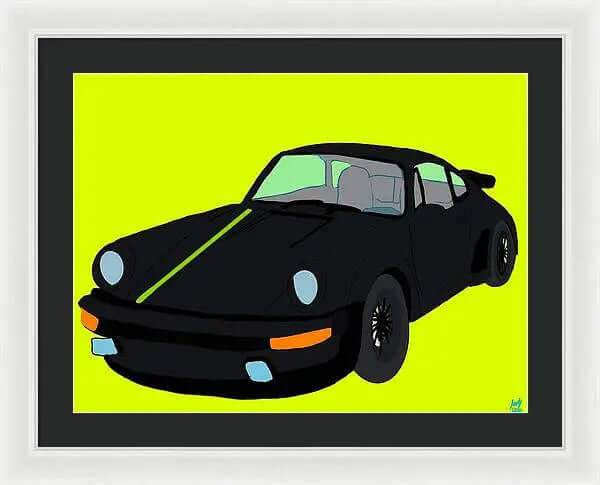 930 Turbo - Framed Print Pixels