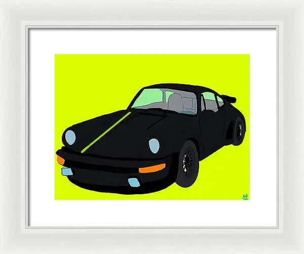 930 Turbo - Framed Print Pixels