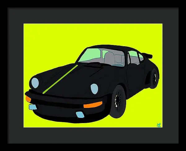 930 Turbo - Framed Print Pixels