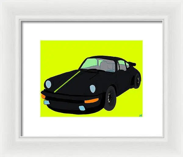 930 Turbo - Framed Print Pixels