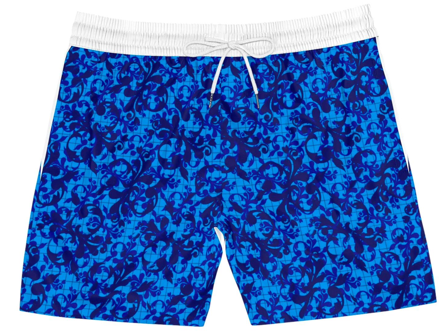 Men's Mid-Length Swim Shorts (AOP) Printify