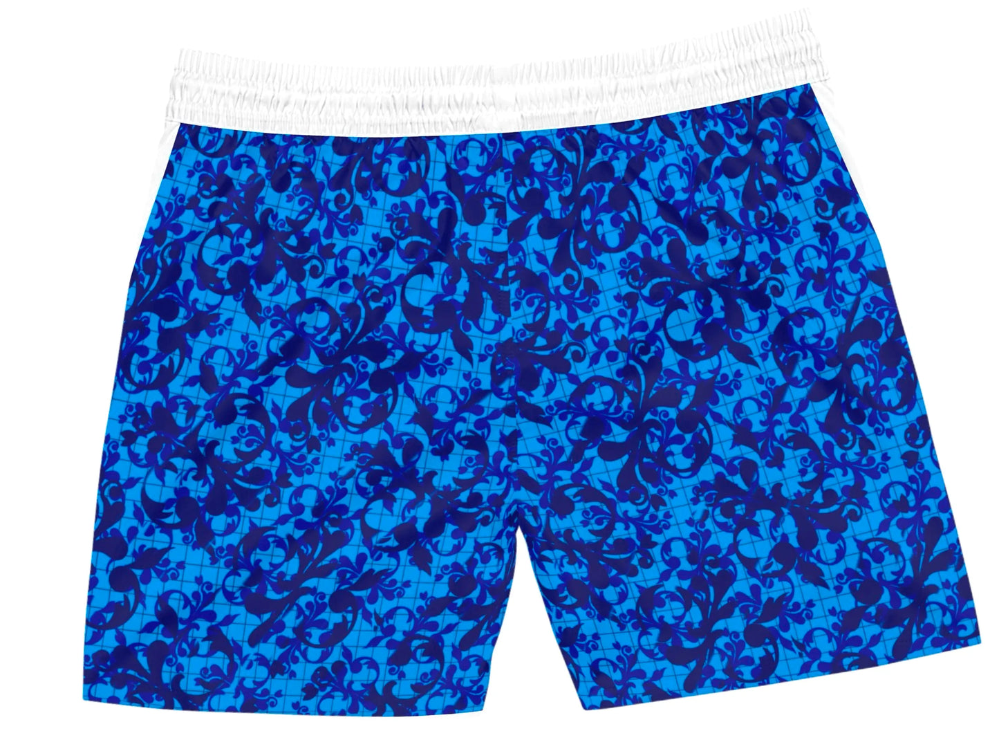 Men's Mid-Length Swim Shorts (AOP) Printify