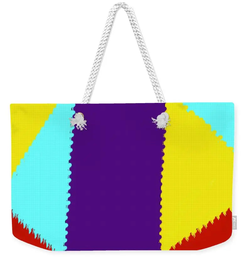 Abstract Triangle - Weekender Tote Bag Pixels