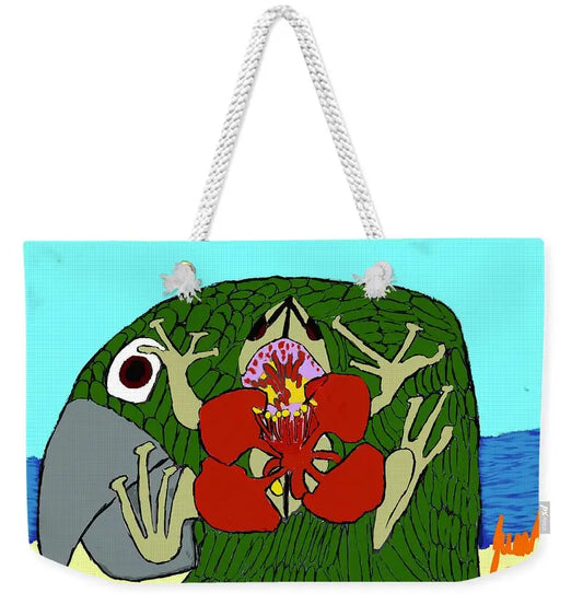 endemic animals of PR - Weekender Tote Bag Pixels