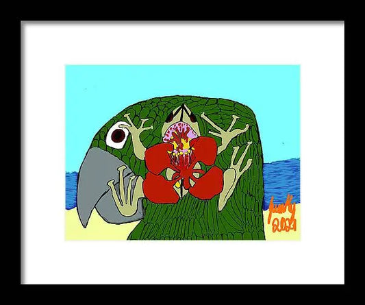 endemic animals of PR - Framed Print Pixels