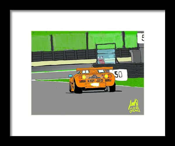 McLaren F1 - Framed Print Pixels