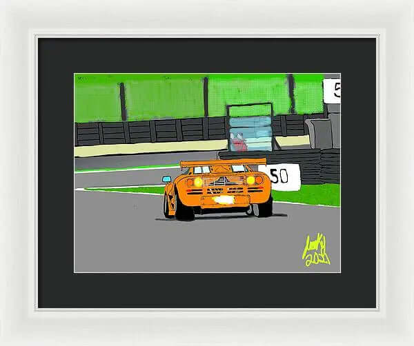 McLaren F1 - Framed Print Pixels