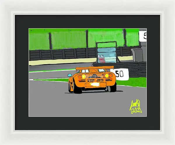 McLaren F1 - Framed Print Pixels