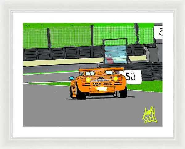 McLaren F1 - Framed Print Pixels