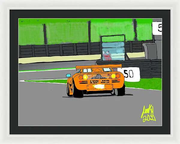 McLaren F1 - Framed Print Pixels