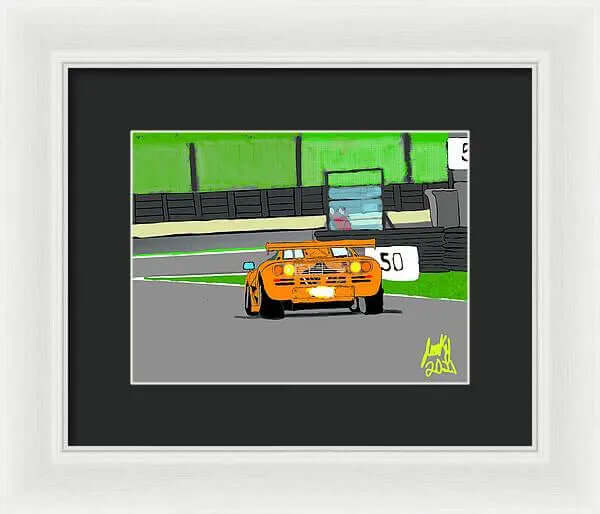 McLaren F1 - Framed Print Pixels