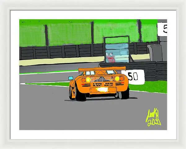 McLaren F1 - Framed Print Pixels