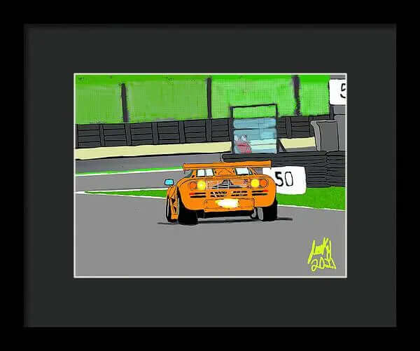 McLaren F1 - Framed Print Pixels