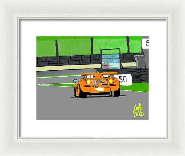 McLaren F1 - Framed Print Pixels