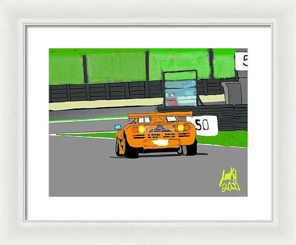 McLaren F1 - Framed Print Pixels