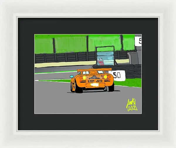 McLaren F1 - Framed Print Pixels