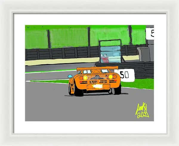 McLaren F1 - Framed Print Pixels