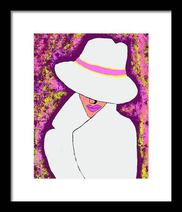 Mystery  Woman  - Framed Print Pixels