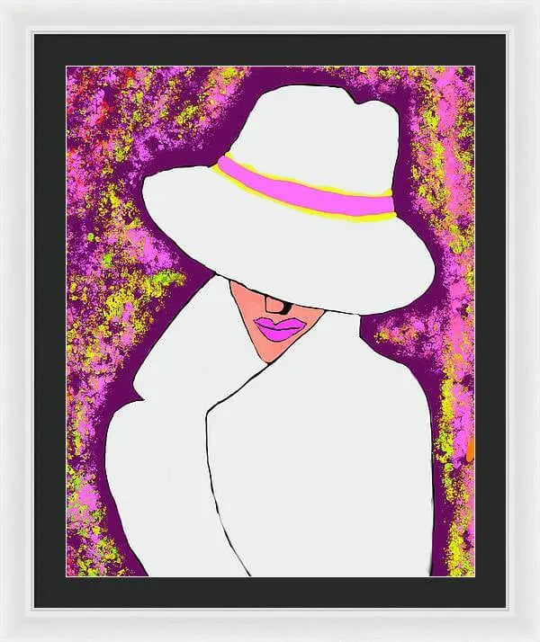 Mystery  Woman  - Framed Print Pixels