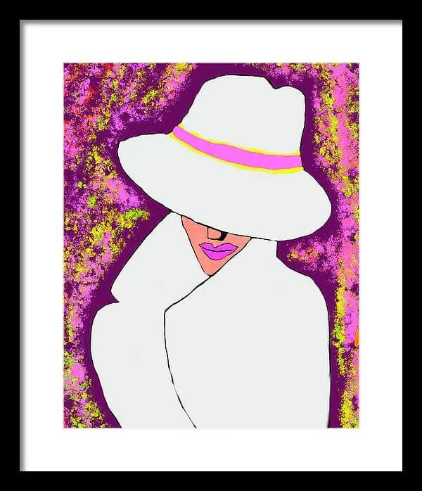 Mystery  Woman  - Framed Print Pixels