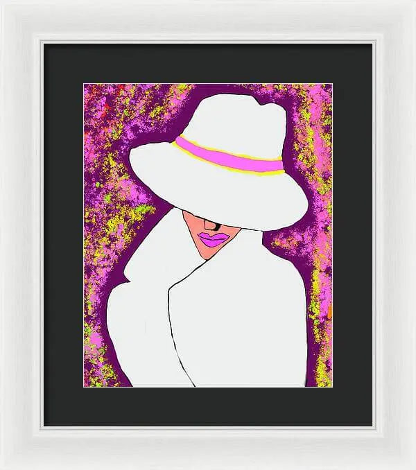 Mystery  Woman  - Framed Print Pixels