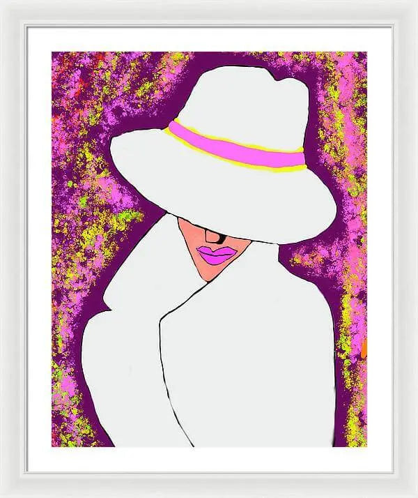 Mystery  Woman  - Framed Print Pixels