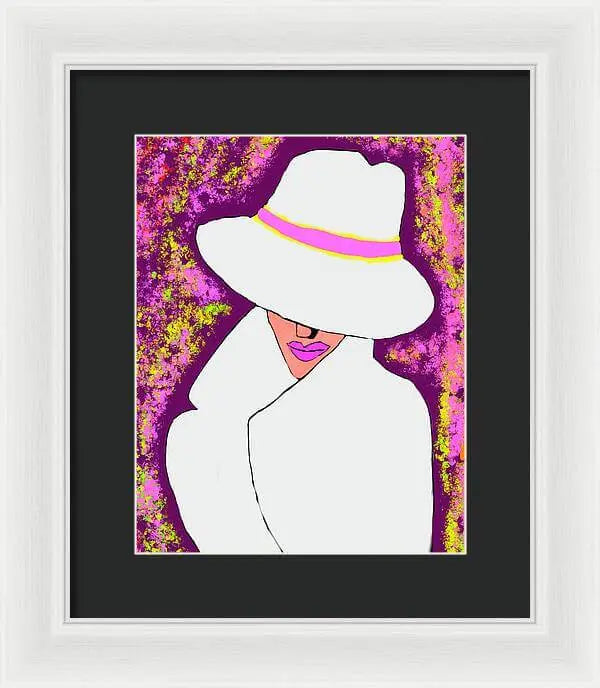 Mystery  Woman  - Framed Print Pixels