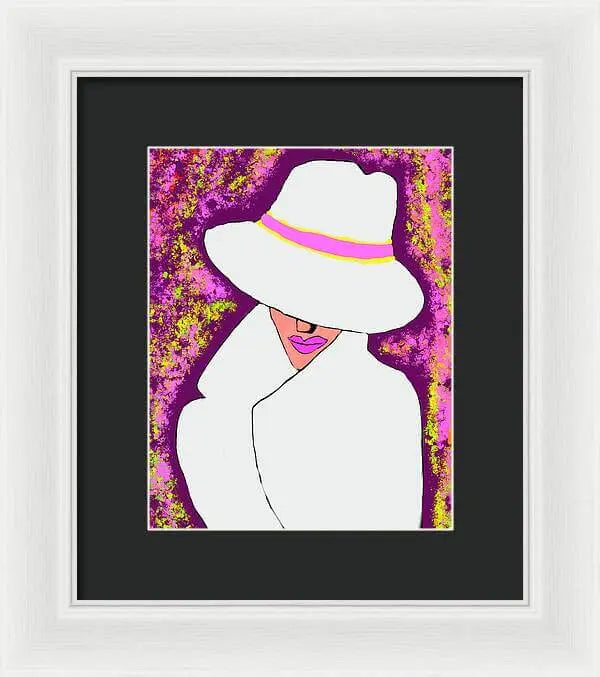 Mystery  Woman  - Framed Print Pixels