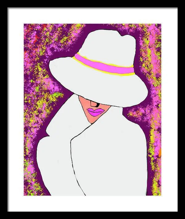 Mystery  Woman  - Framed Print Pixels